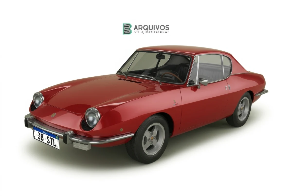 Modelo 3D STL - Fiat 850 Spider